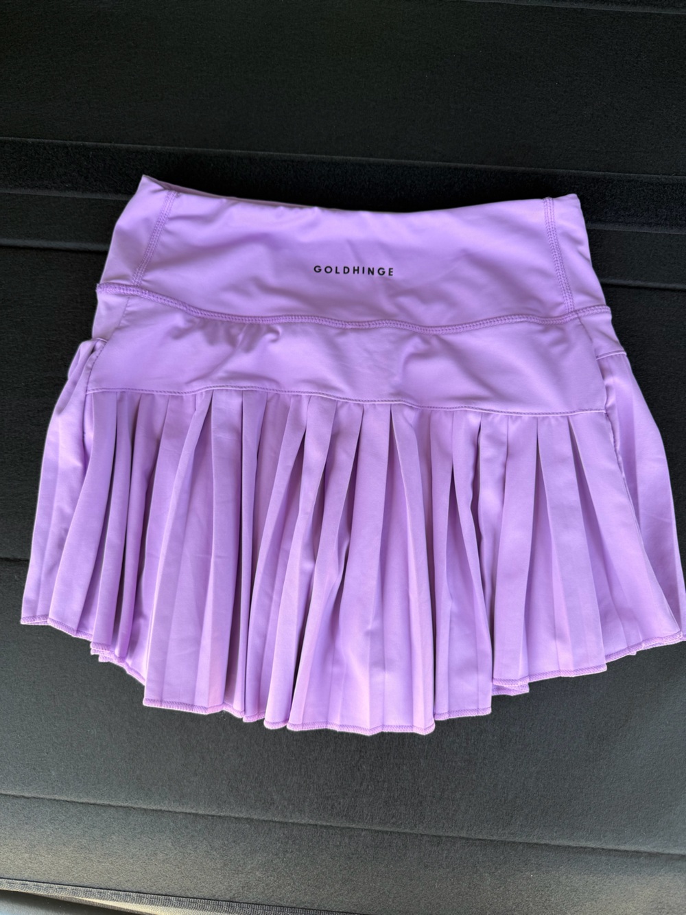 GOLDHINGE Size SM Lavender Pleated Skirt